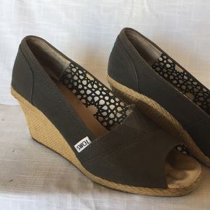 Toms grey espadrilles